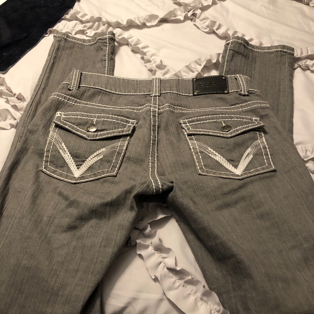 Red Rivet junior size 11 jeans - Picture 2 of 9
